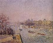 Camille Pissarro early in the Louvre France oil painting artist